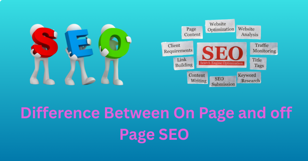 On Page vs Off Page SEO